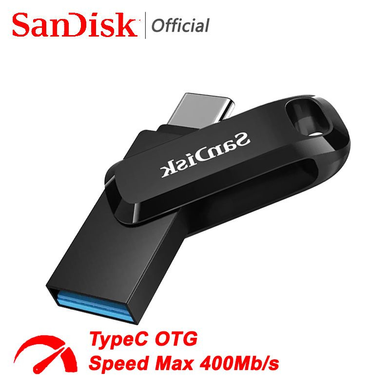 SanDisk USB-флеш-накопитель Ultra Dual Drive Go USB Type-C SDDDC3-256G 256 ГБ, шоколадный  #1