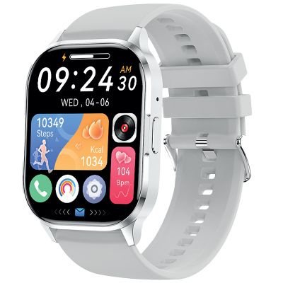 Умные часы Fontel iWatch 10 Amoled, серебро #1