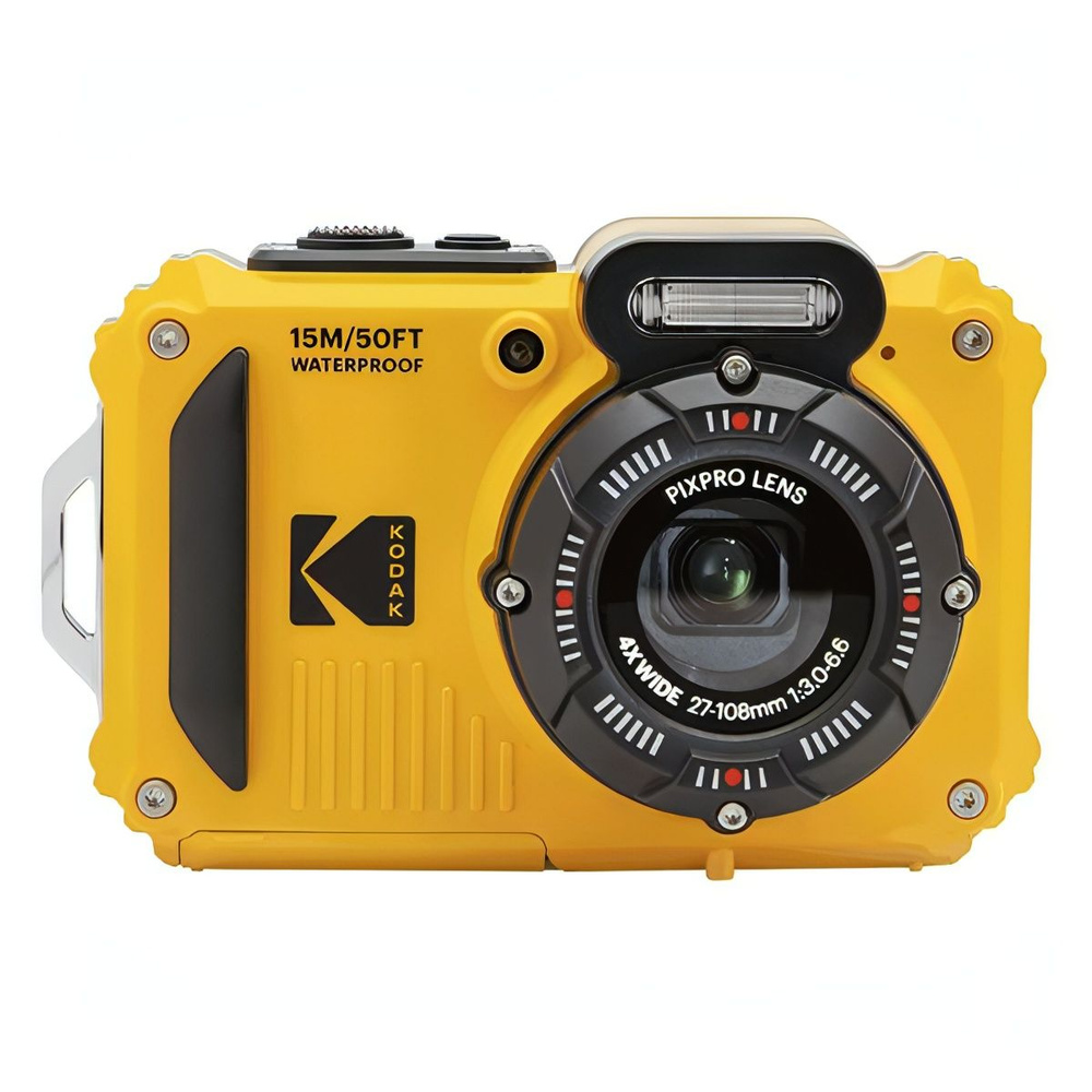 Kodak Компактный фотоаппарат WPZ2 Yellow, желтый #1