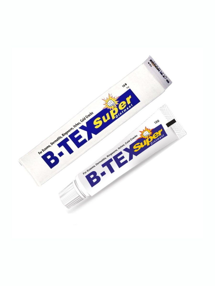 B-Tex Super Ointment крем от прыщей, зуда, акне, экземы, 12г #1