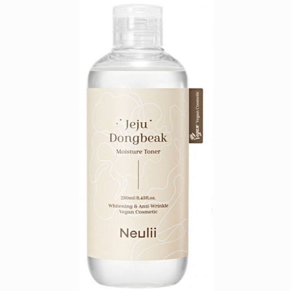 Neulii Тонер для лица увлажняющий с экстрактом камелии Jeju Dongbeak Moisture Toner, 250ml  #1