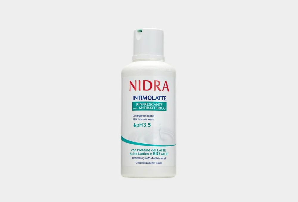 NIDRA refreshing milk intimate wash with antibacterial Гель для интимной гигиены  #1