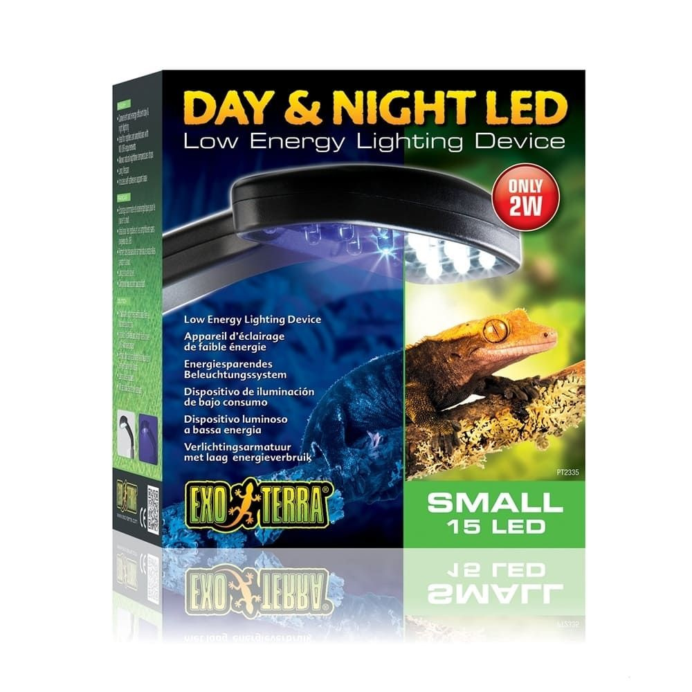 Светильник Exo Terra Led Day & Night 14 белых и 1 синий светодиода, 15x16.5x7 см. PT2335  #1