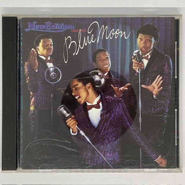 Музыкальный диск New Edition-Under The Blue Moon (CD, USA) '86 NM #1