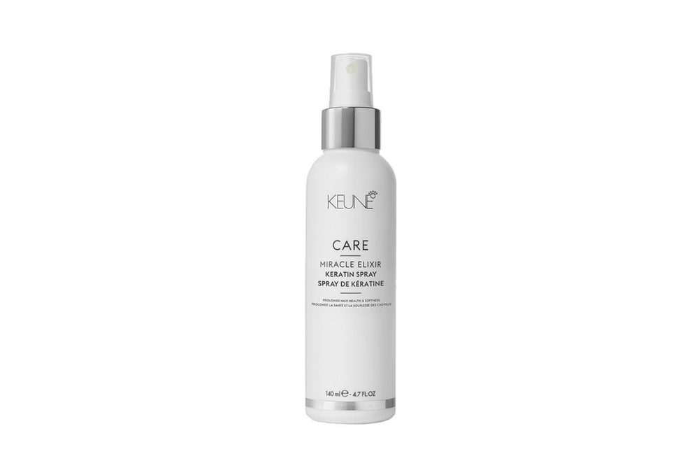 Miracle elixir. Keune miracle elixir. 2 фазный кератиновый спрей keune. keune спрей для волос. keratin спрей.