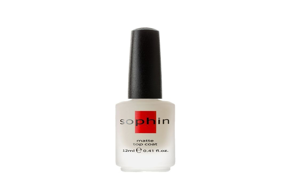 Матирующее верхнее покрытие Sophin Matte top coat 0502, 12 мл #1