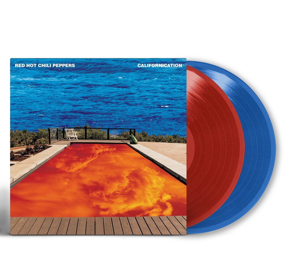 Виниловая пластинка Red Hot Chili Peppers. Californication (25th Anniversary) (Limited Red & Ocean Blue #1