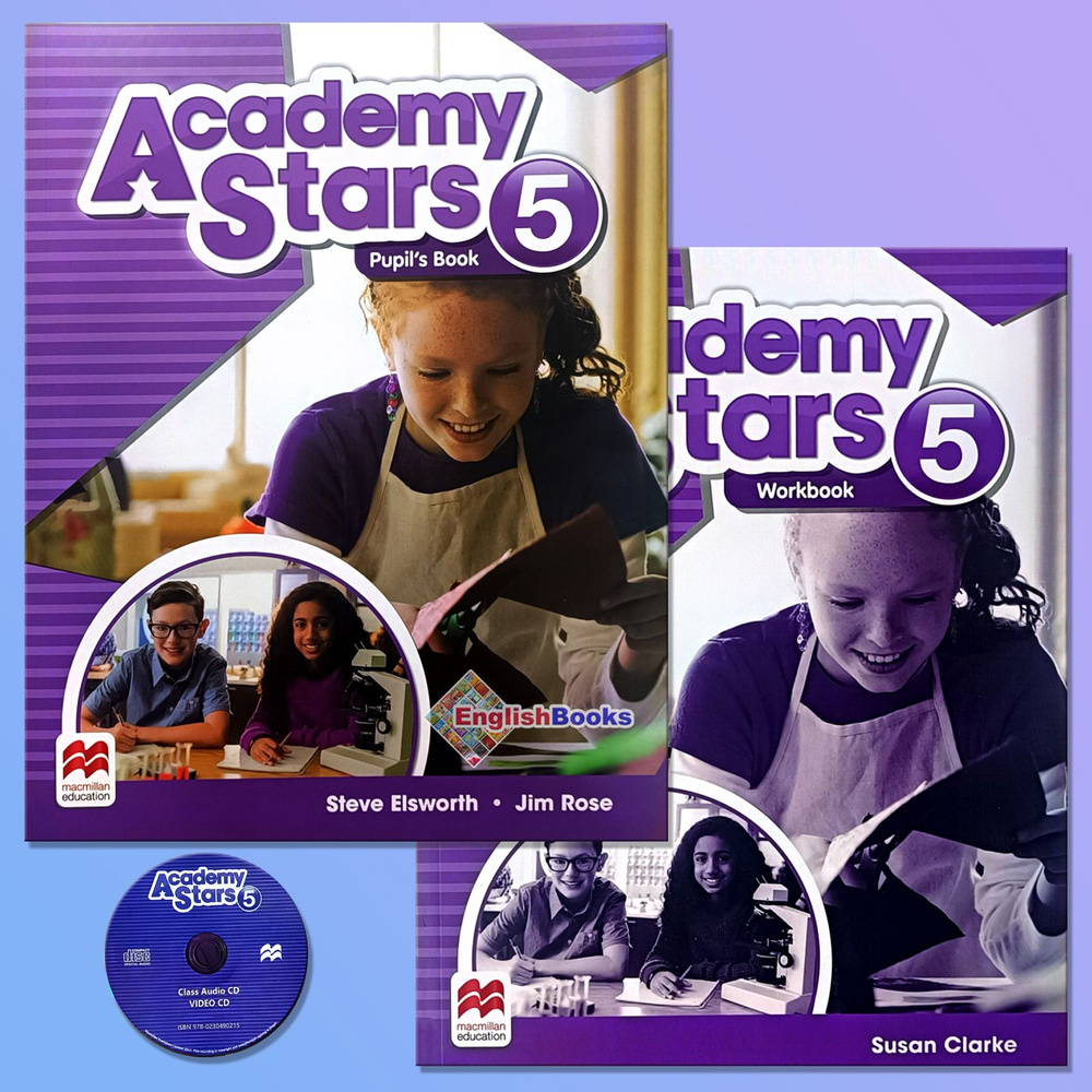 Academy Stars 5, Pupil's Book + Workbook +CD #1