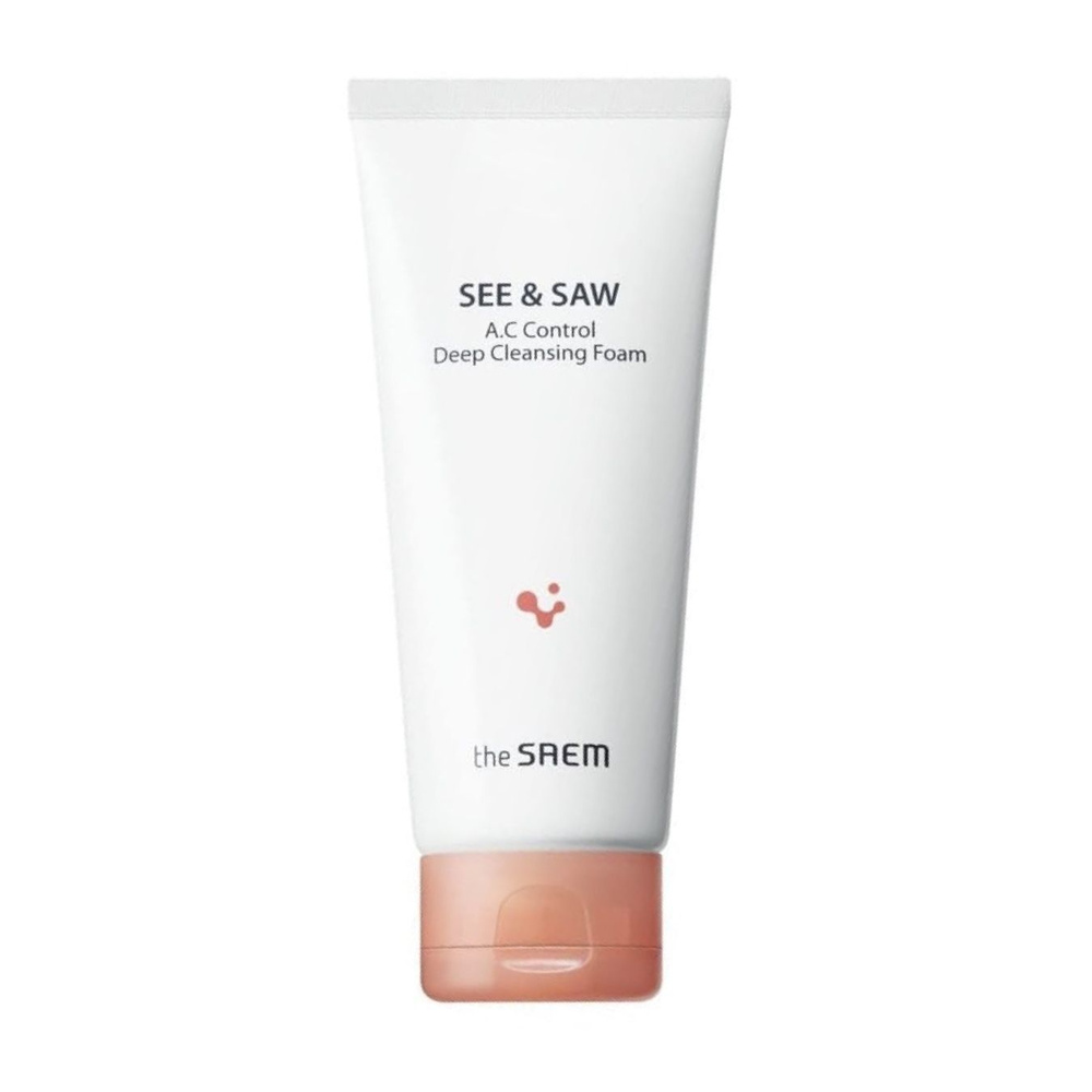 THE SAEM Пенка для лица очищающая See & Saw A.C Control Deep Cleansing Foam #1