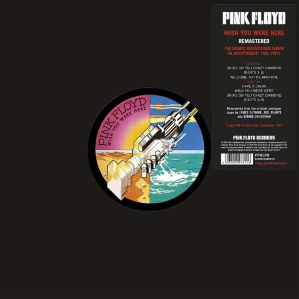 Виниловая пластинка Pink Floyd - Wish You Were Here Пластинки, LP, Album, Reiue, Stereo, 180 Gram New #1