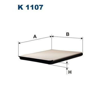 Фильтр салонный для Ситроен Ксара 1997-2000, Citroen Xsara фильтр салонный FILTRON K 1107, oem 6447FG #1