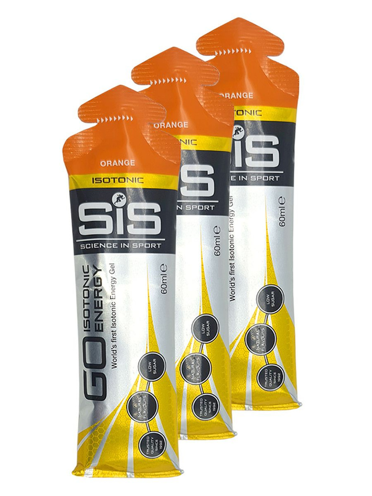 SiS Go Isotonic Energy GEL 60 мл, Апельсин, 3 шт #1