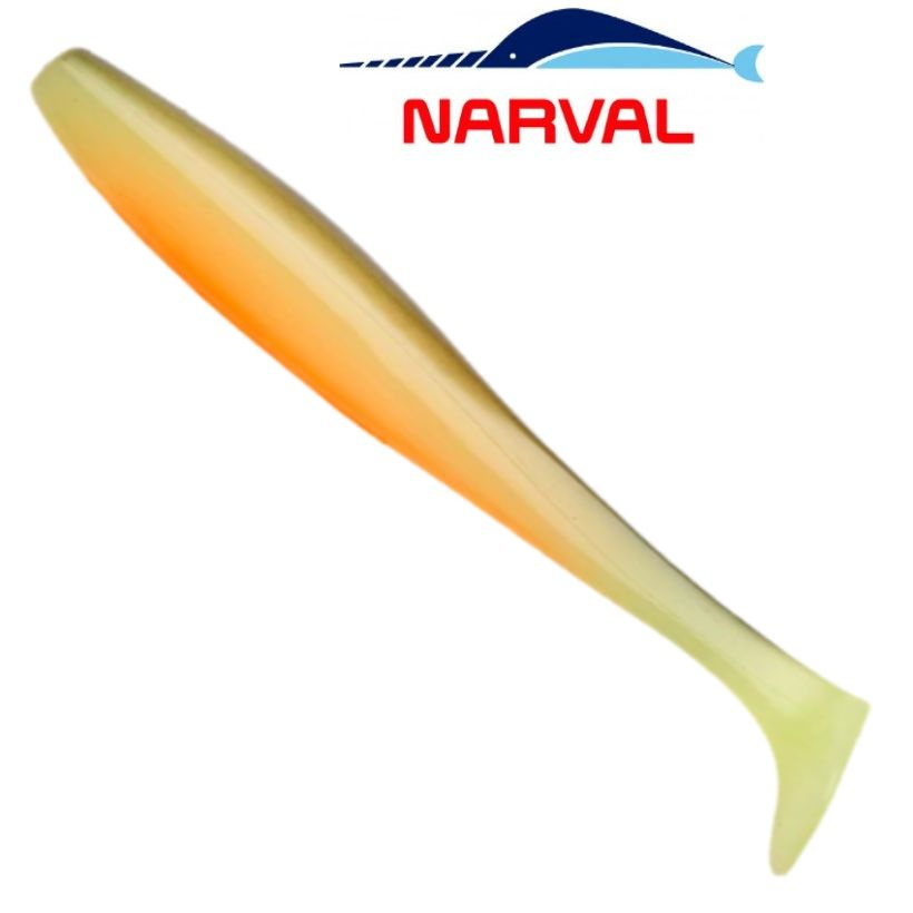 Приманка силиконовая Narval Choppy Tail 16cm цв. #049-Olive All / Виброхвост для джига на судака, щуку #1