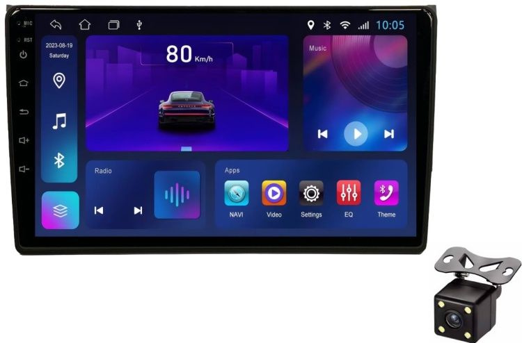 Магнитола MK7 Toyota Hilux Surf Android 1996-2028 2/32Гб тойота найлюкс/Андройд 13  #1