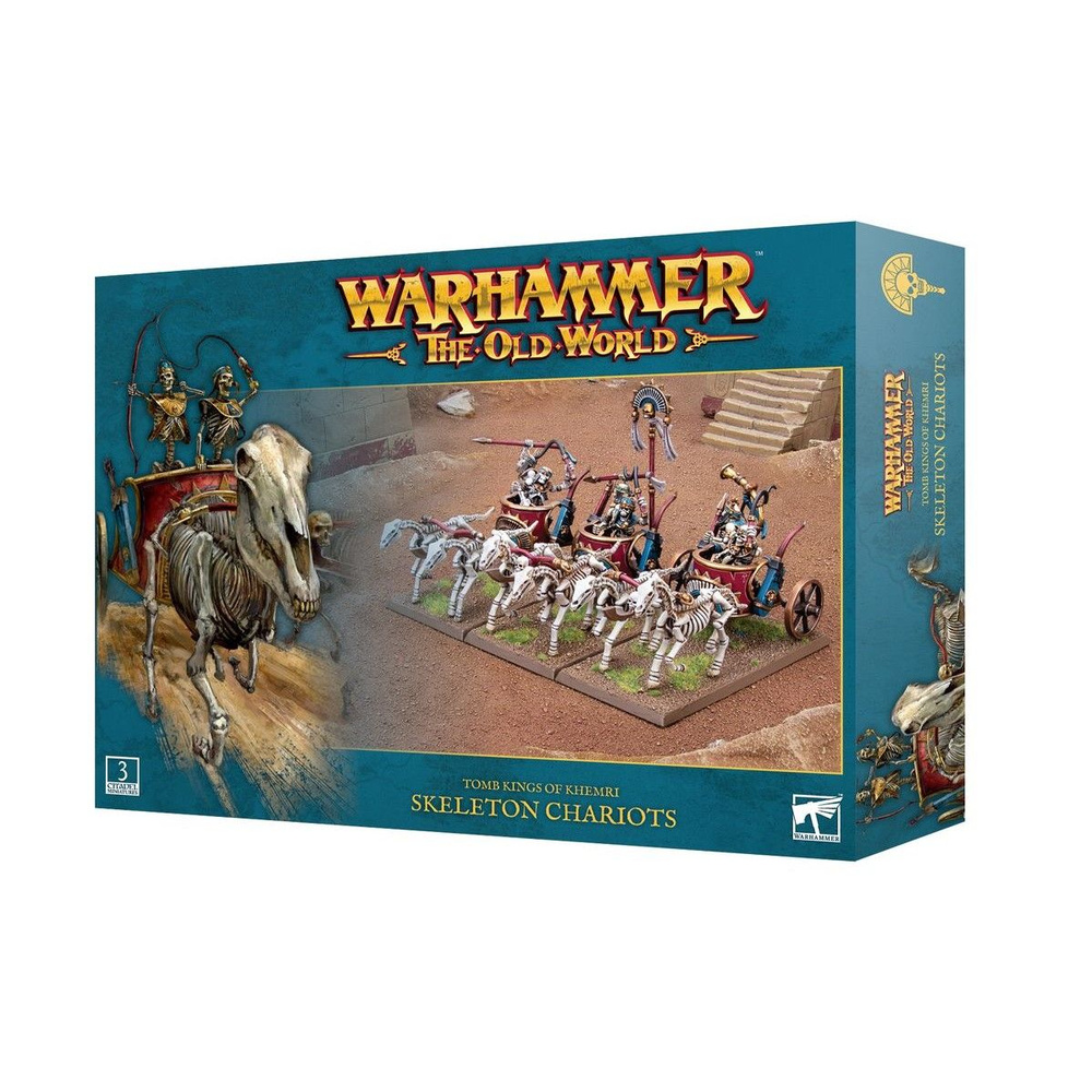 Миниатюры Warhammer the Old World: Tomb Kings of Khemri - Skeleton Chariots #1