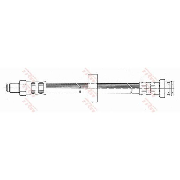 Шланг тормозной для автомобиля Volkswagen Skoda, TRW PHB376 #1