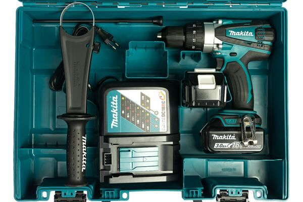 Аккумуляторная дрель-шуруповерт Makita DHP458RFE #1