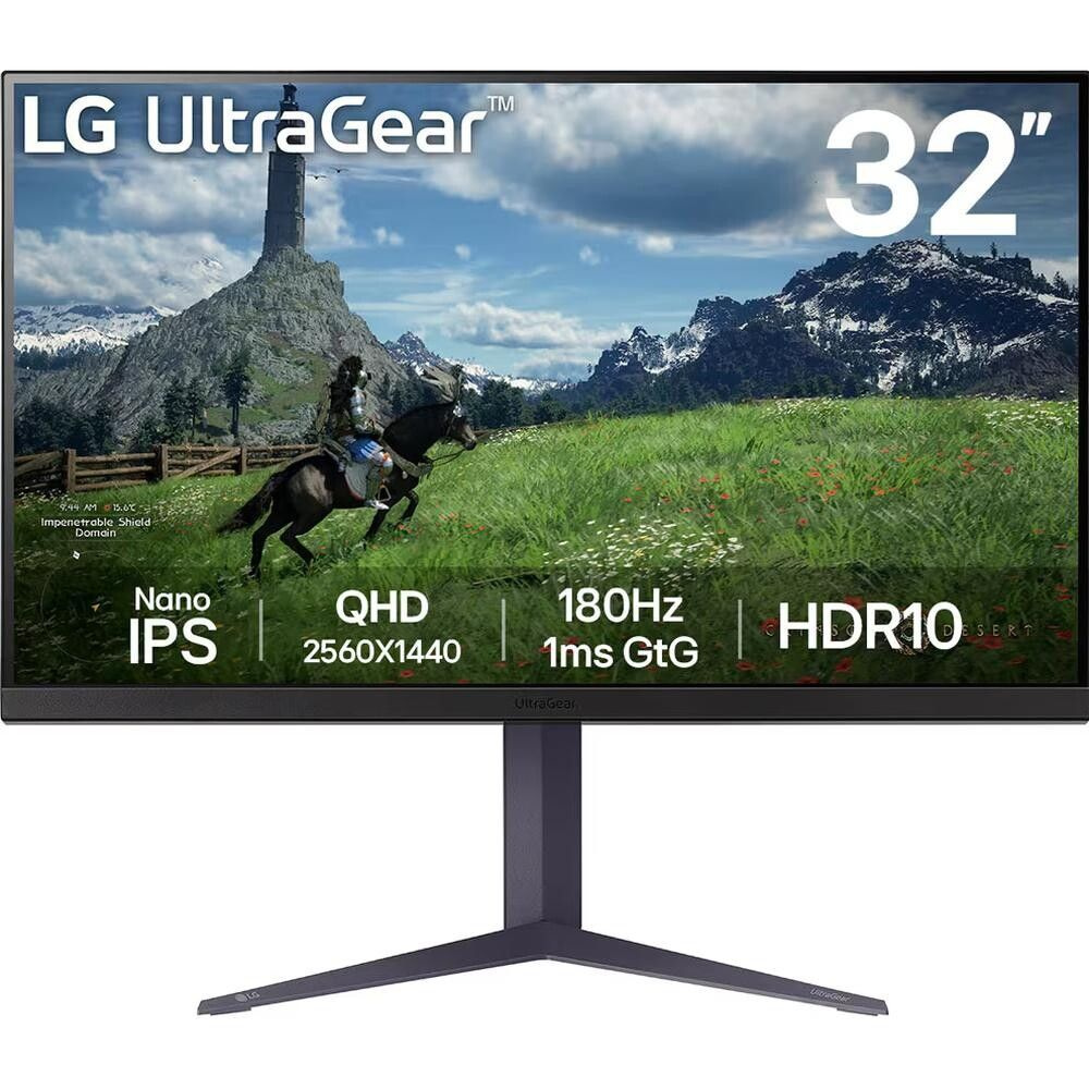 LG 31.5" Монитор 32GS85Q-B, черный #1