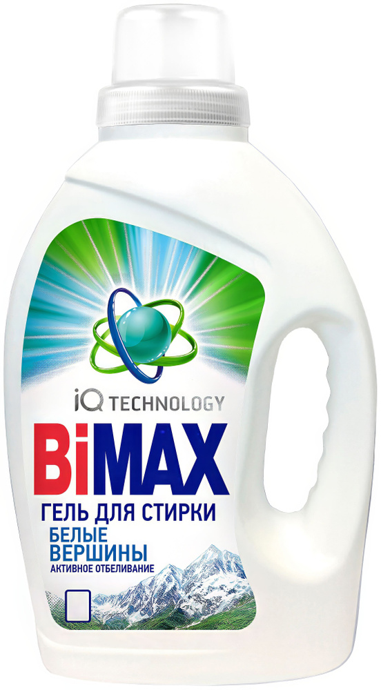 Гель BiMAX Белые Вершины для стирки, с пятновыводителем, 1.3 кг  #1