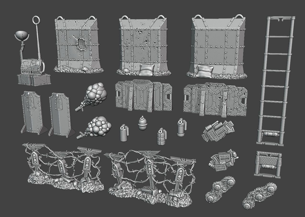 Warhammer 40000 Kill Team Equipment Pack/ набор миниатюр #1