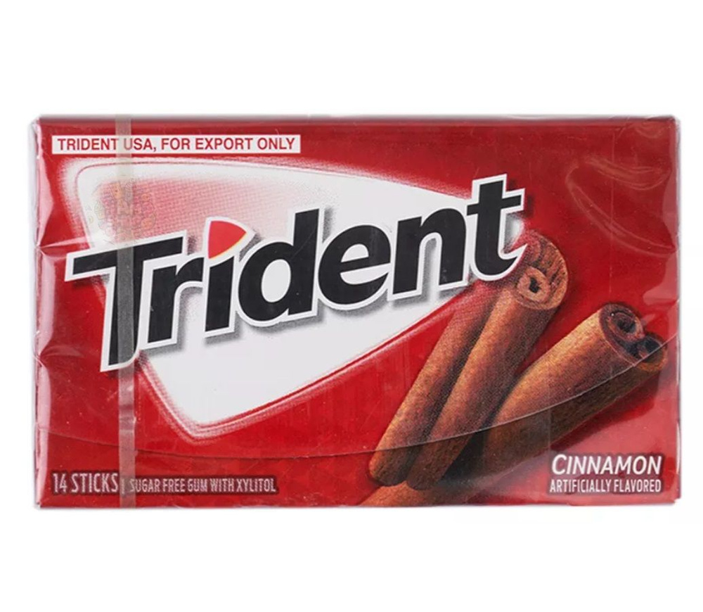 Жевательная резинка Trident Cinnamon 26 г, США #1