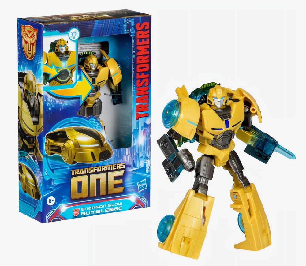 Фигурка трансформера Бамблби. HASBRO/Transformers One Energon Glow Bumblebee (Транформеры. Один)  #1