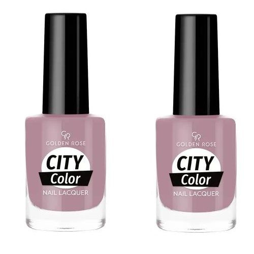 Golden Rose Лак для ногтей, City Color Nail Lacquer, тон № 23, 10.2 мл, 2 шт #1