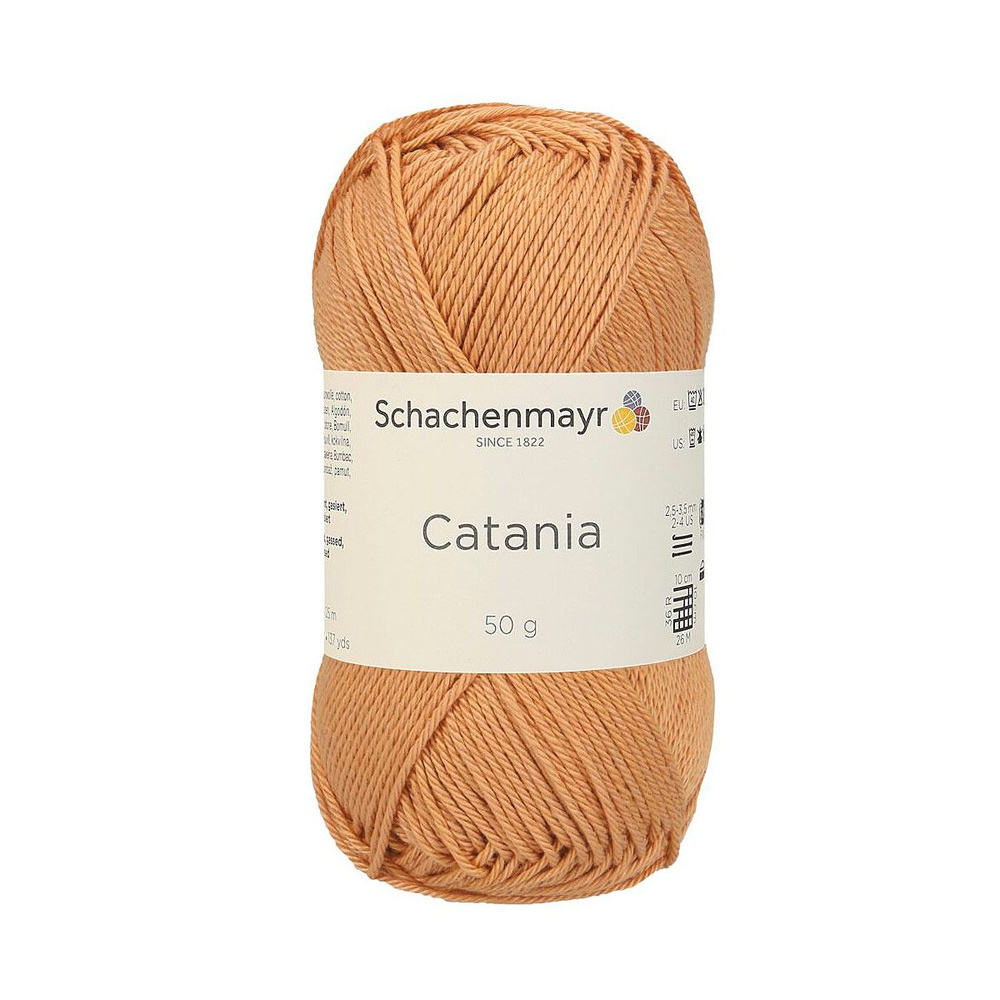 Catania /Катания/ пряжа Schachenmayr Originals, 100% хлопок, 50г/125м, арт. 9801210 цвет 00179, camel #1