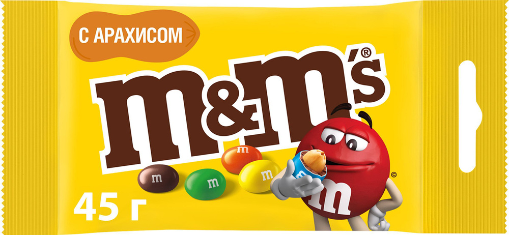 Драже M&M'S С арахисом, 45г #1