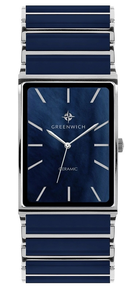 Greenwich Часы наручные Кварцевые Английские кварцевые часы Greenwich Electra GW 521.10.36 на стальном #1