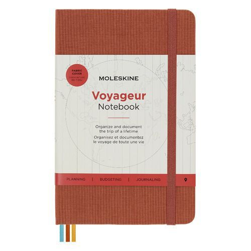 Записная книжка Moleskine Voyageur, Medium, оранжевая обложка #1