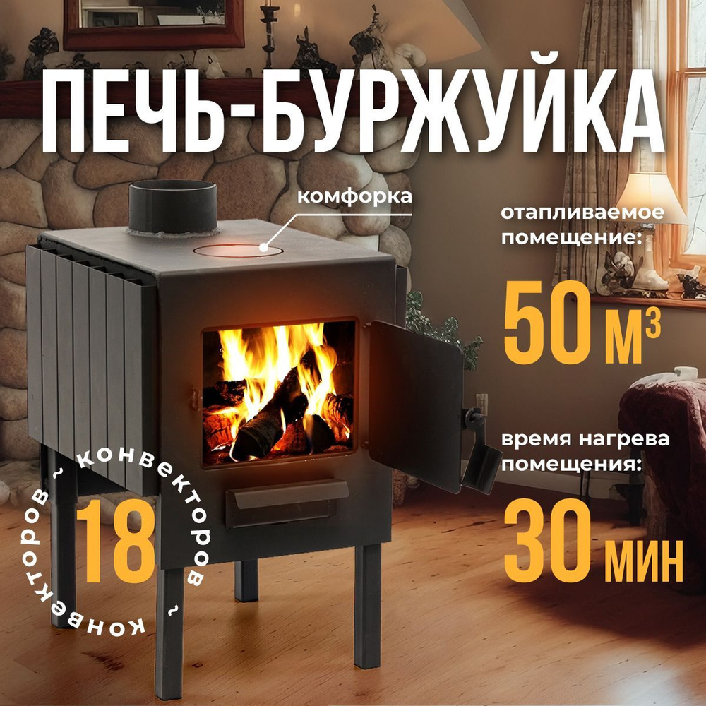 GRILL MASTER Отопительная печь, 50 м? #1