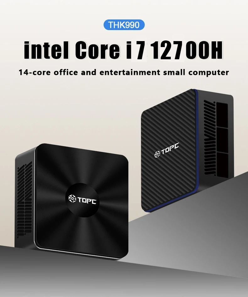 SZBOX Мини-ПК SZBOX S12 (Intel Core i7-12700H, RAM 32 ГБ, SSD 1024 ГБ, Intel Iris Xe Graphics, Windows #1