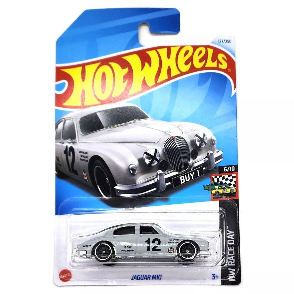 HRY80 Hot Wheels машинка металлическая игрушка коллекционная масштабная модель Jaguar MK1 Кейс 2024  #1