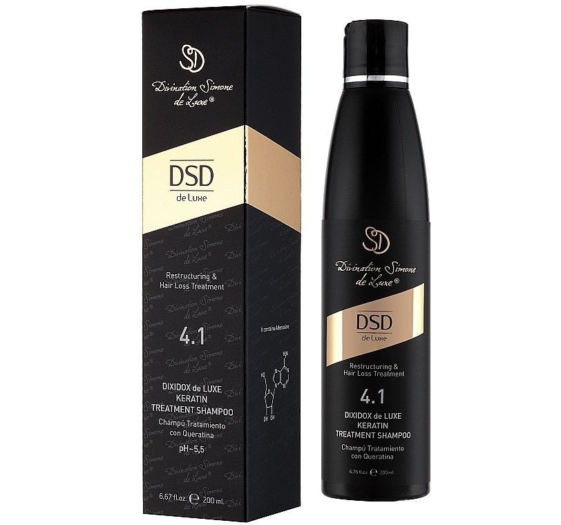 DsD de Luxe - 4.1 Dixidox de Luxe Keratin Treatment shampoo - Восстанавливающий шампунь с кератином, #1