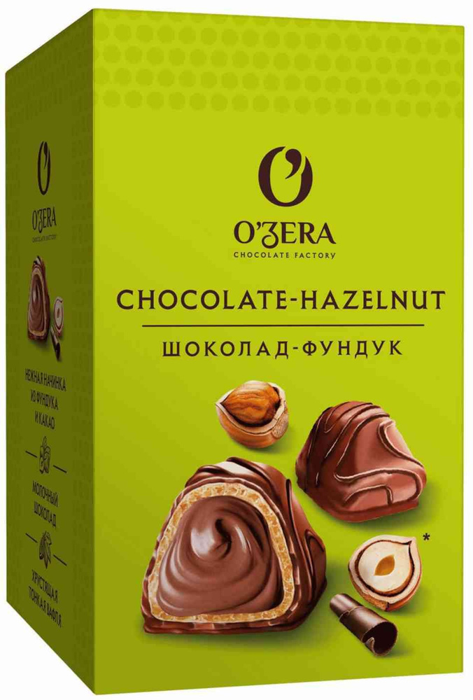 Конфеты вафельные O'Zera с ореховой начинкой, 150 г, 1 шт #1