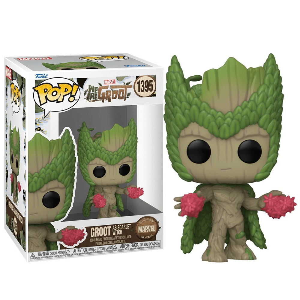 Фигурка Funko Pop! Marvel: Groot as Scarlet Witch (Фанко Поп Грут Алая Ведьма из Марвел)  #1