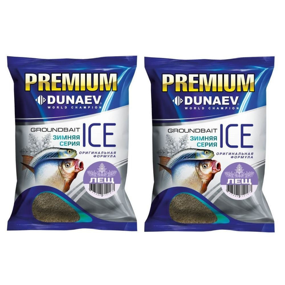 Прикормка "DUNAEV iCE-PREMIUM" Лещ 2 шт. 1,8 кг #1