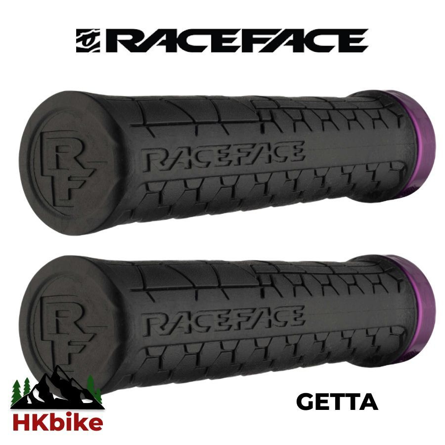 Ручки руля велосипеда / грипсы Race Face Getta Grips 33 мм Black/Purple #1