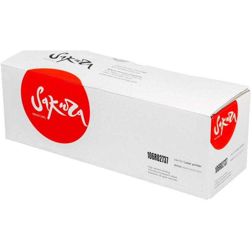 Картридж Sakura 106R02737 для XEROX, черный, 6100 к.