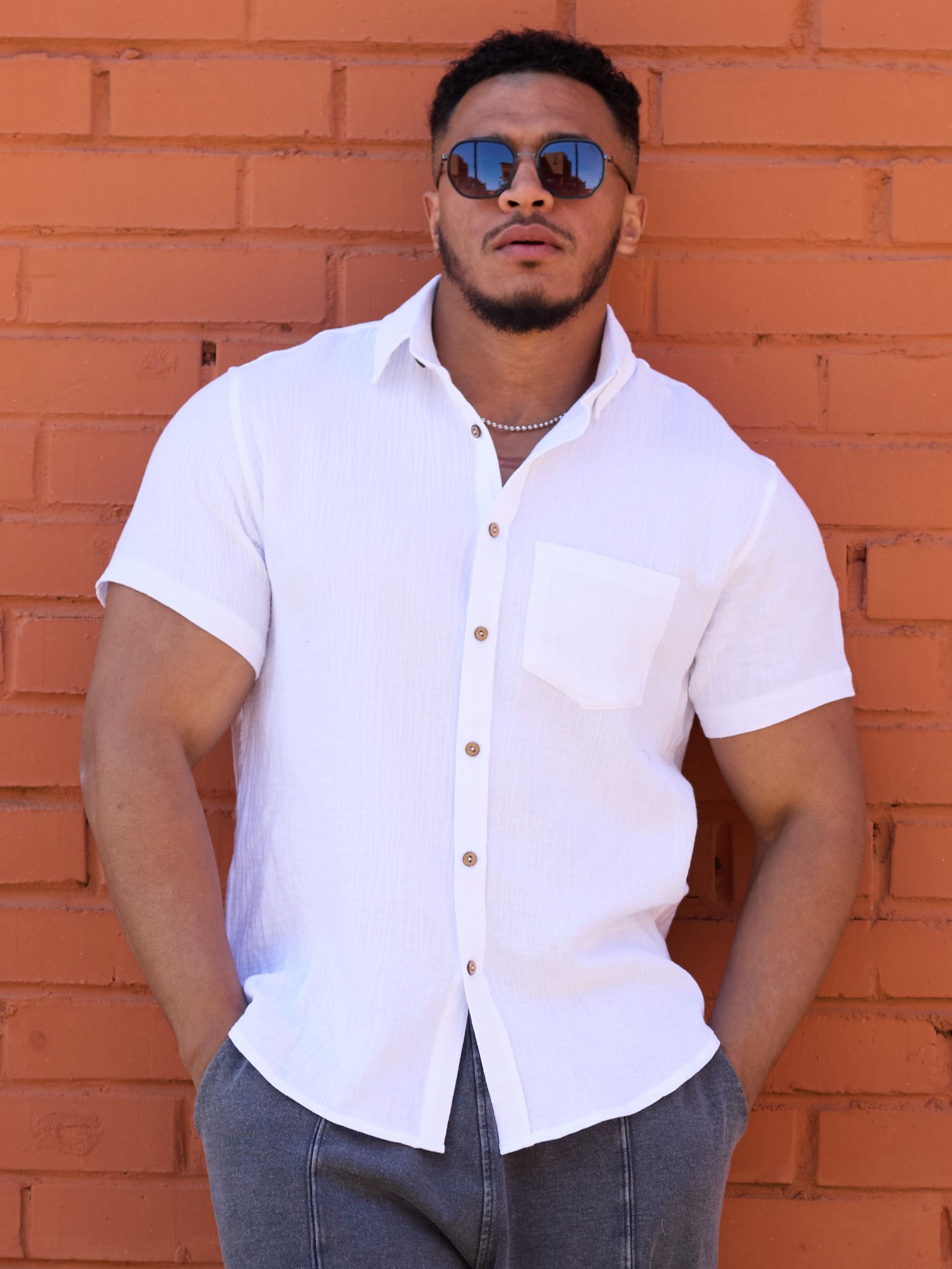 РубашкаLUKANCLANМуслин