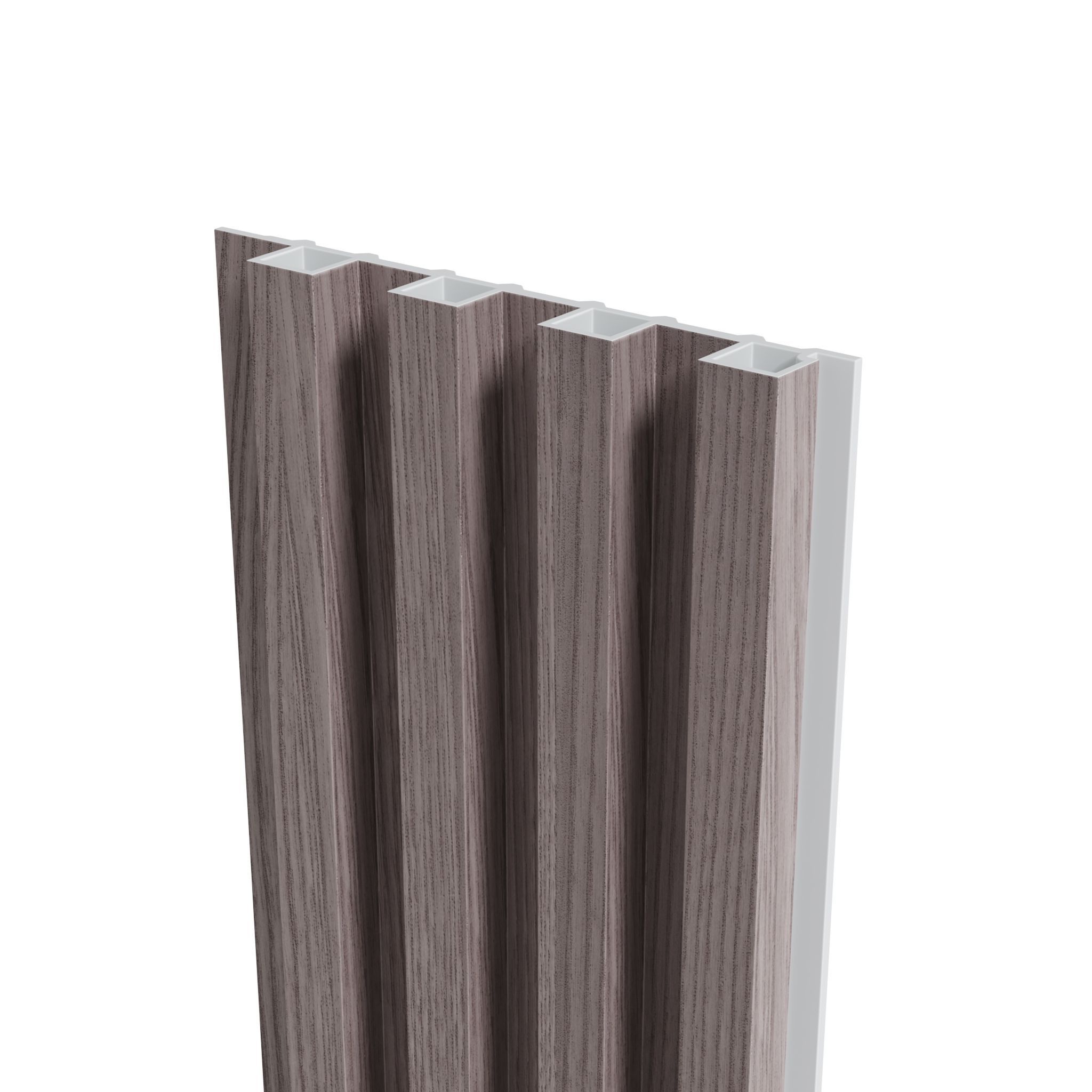 ПанельстеноваяреечнаяWPCArtivaWood(2900x168x18мм)Дубтемно-серый