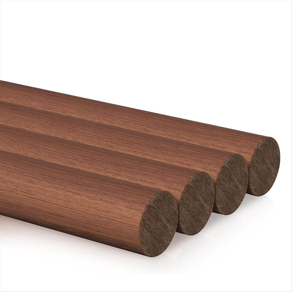 4шт.стержнейизореховогодерева3/4x12дюймов,необработанныекруглыепалки,дереводляподелок