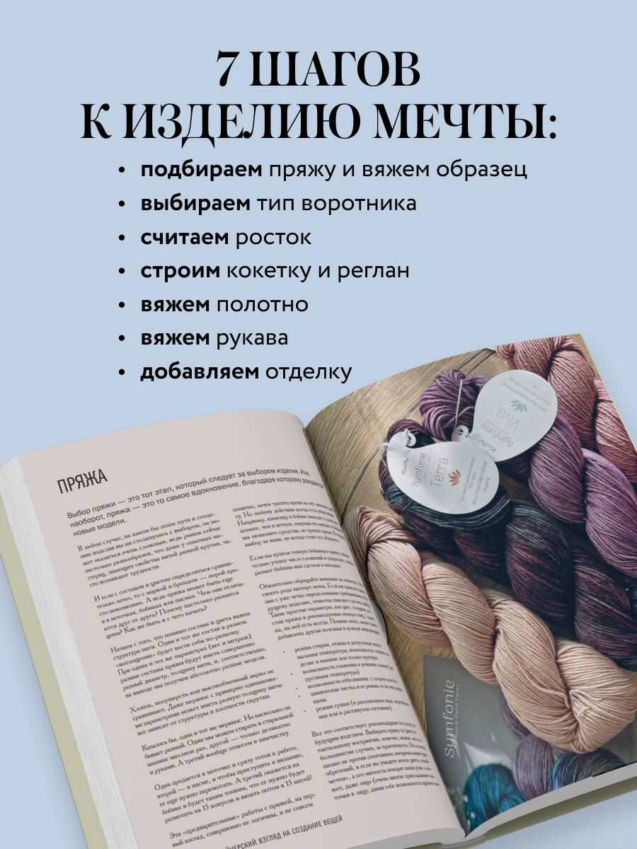Мастер вязания спицами. РЕГЛАН сверху. 5000 моделей по одной формуле. Книга-конструктор трендовых плечевых изделий с идеальной посадкой | Master Knitter: Top-Down Raglan. 5000 Models from One Formula - Ozon image 2