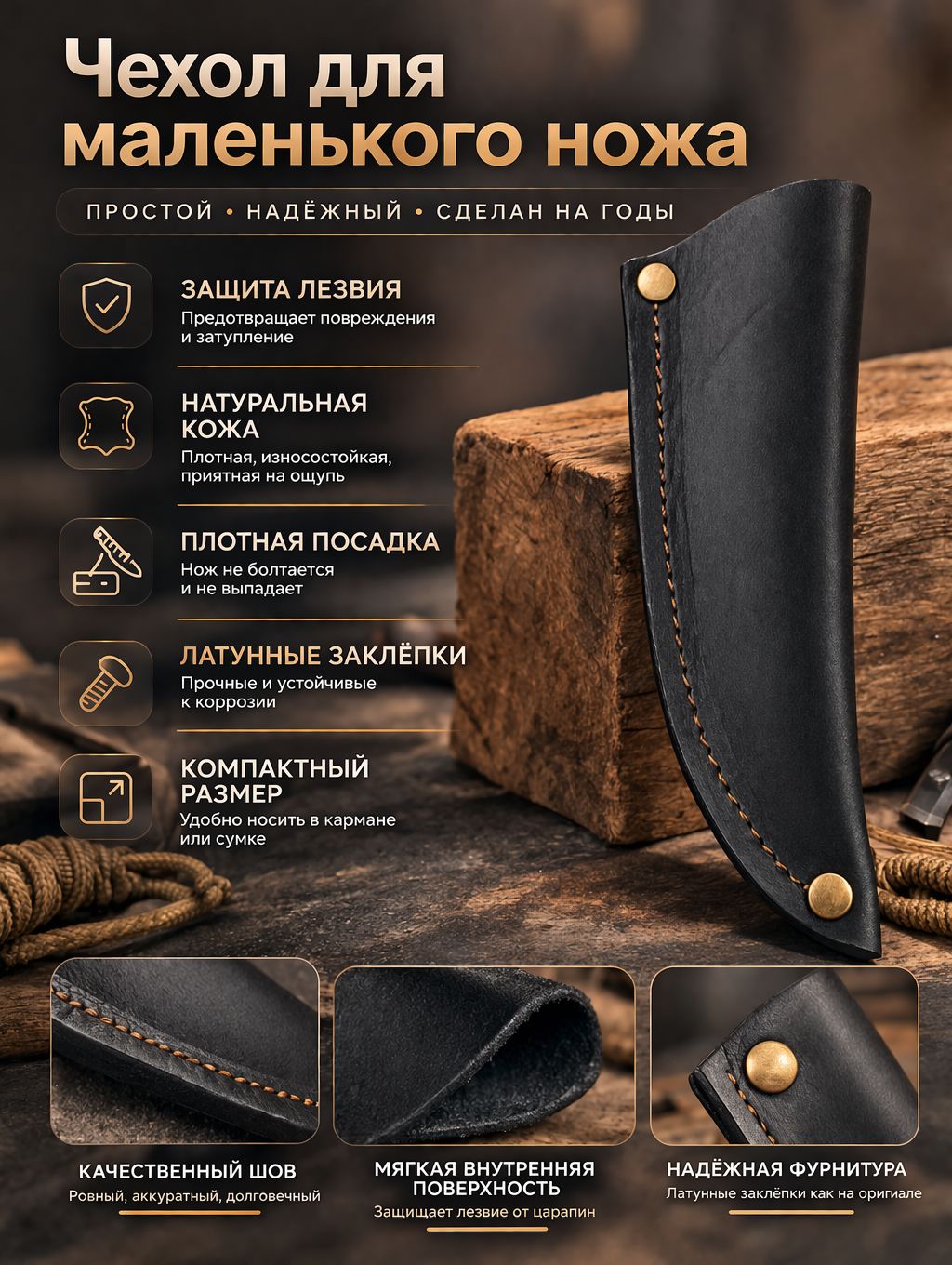 Чехолдлямаленькогоножа,ножныотМастер-Гарант