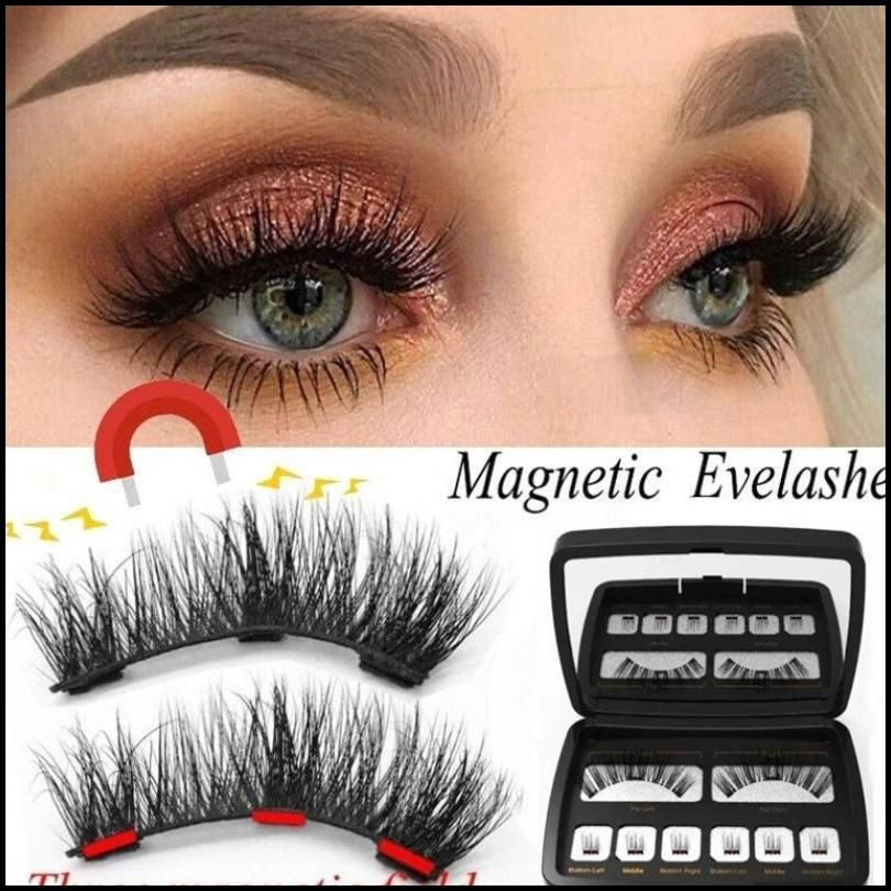 Magnetic Lashes Магнитные накладные ресницы 3D KS02-3 без клея и подводки многоразовые накладные ресницы #1