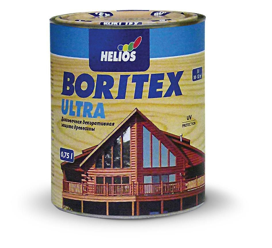 Boritex Ultra/Боритекс Ультра, 0.75л ,Цвет №7 Махагоний, декоративное лазурное покрытие  #1
