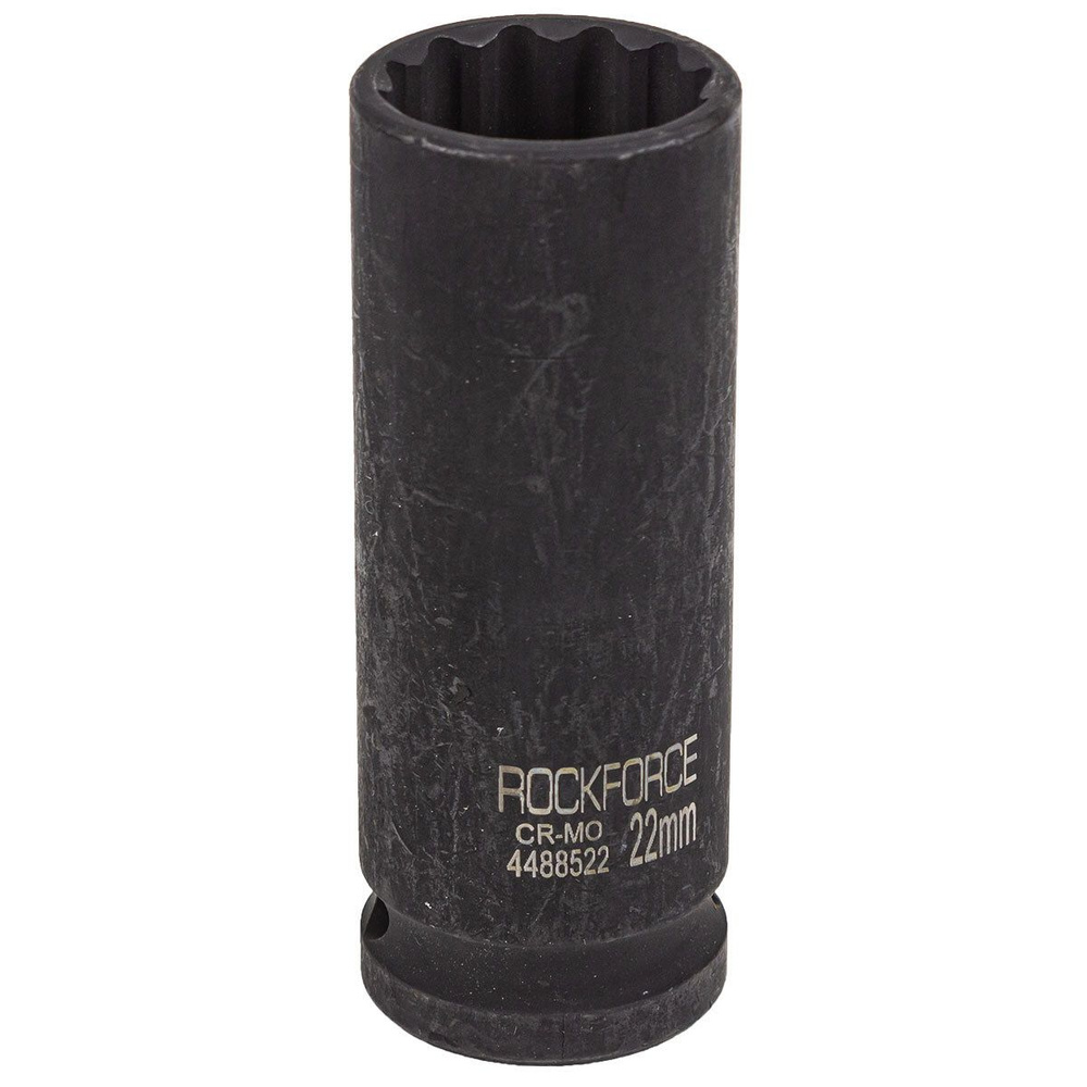 Головка ударная глубокая 22мм (12гр.), 1/2'' Rock FORCE RF-4488522 #1