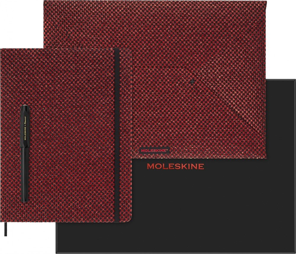 Набор Moleskine Limited Edition Prescious & Ethical Shine (блокнот XLarge/ручка перьевая Kaweco/папка-конверт) #1