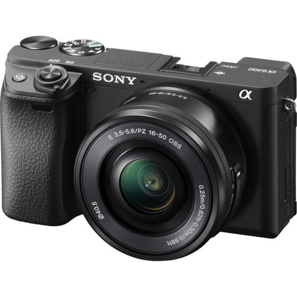 Фотоаппарат Sony Alpha ILCE-6400 Kit E PZ 16 50 мм F3.5 5.6 OSS (SELP1650), черный  #1